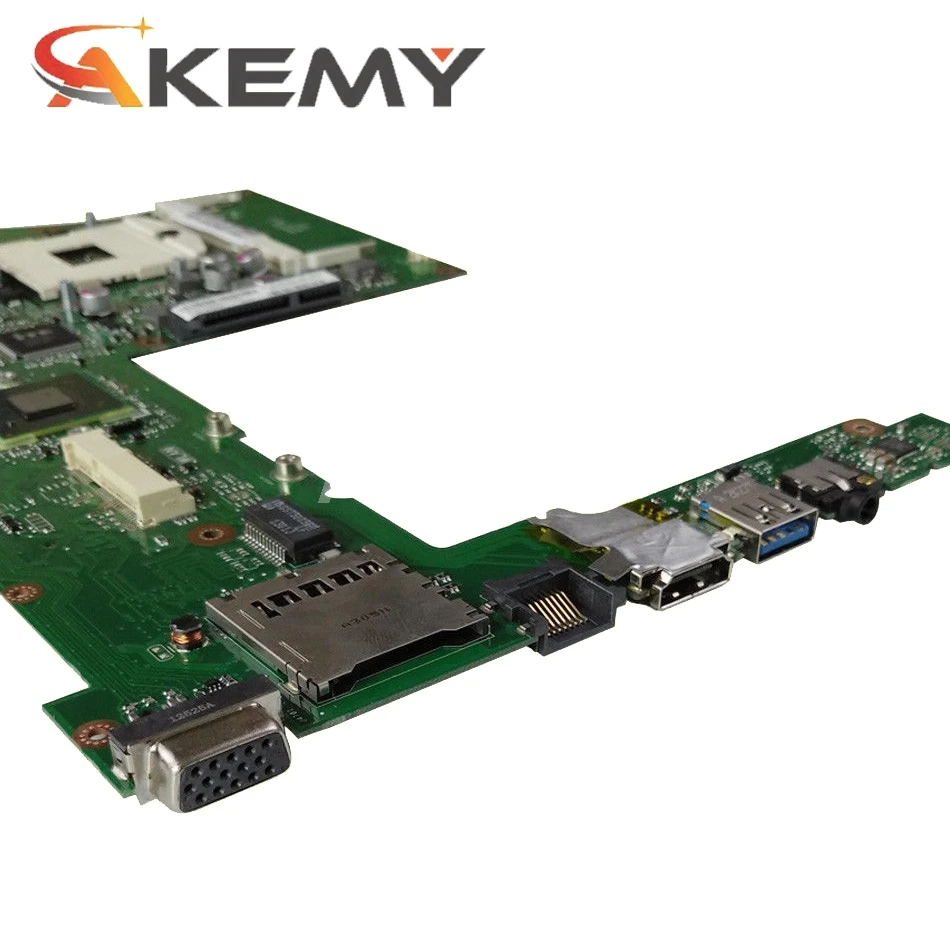 

Akemy For Asus X401A X501A Laptop Motherboard X401A X501A MainBoard Tested Support I3 I5 CPU