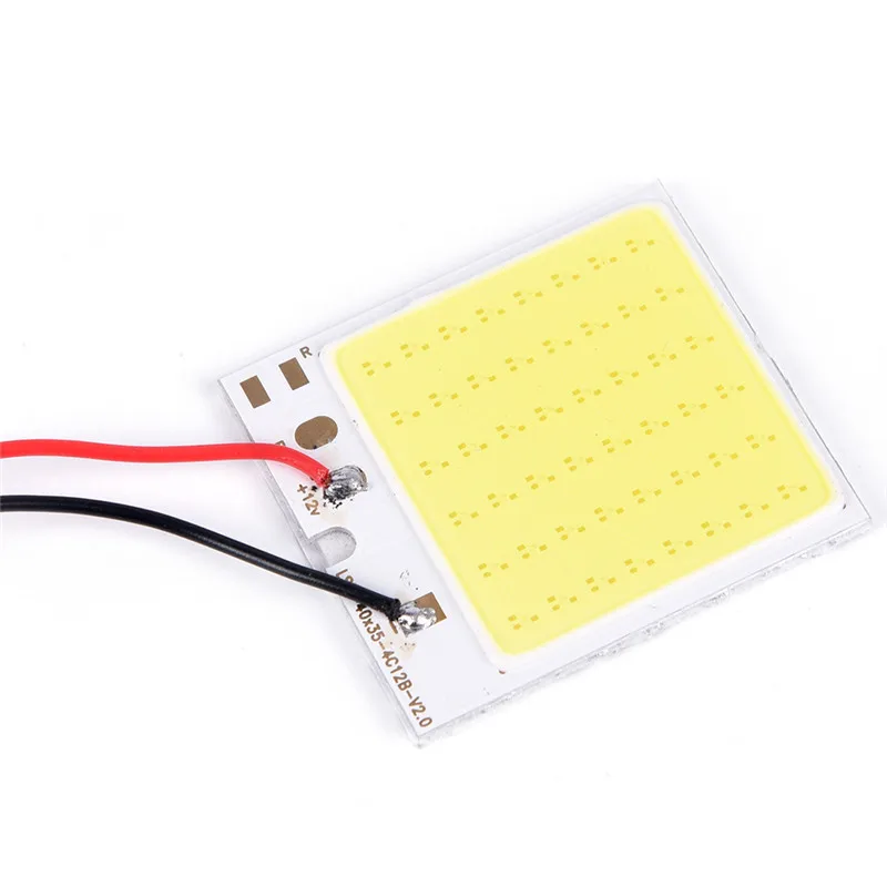 48 SMD COB LED T10 освещение для салона автомобиля купольная лампа + детали 4 Вт 12