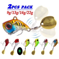 vib spinner fishing lures with sequins sinking bait artificial hard fish lures wobblers fishing tackle 9g13g16g22g