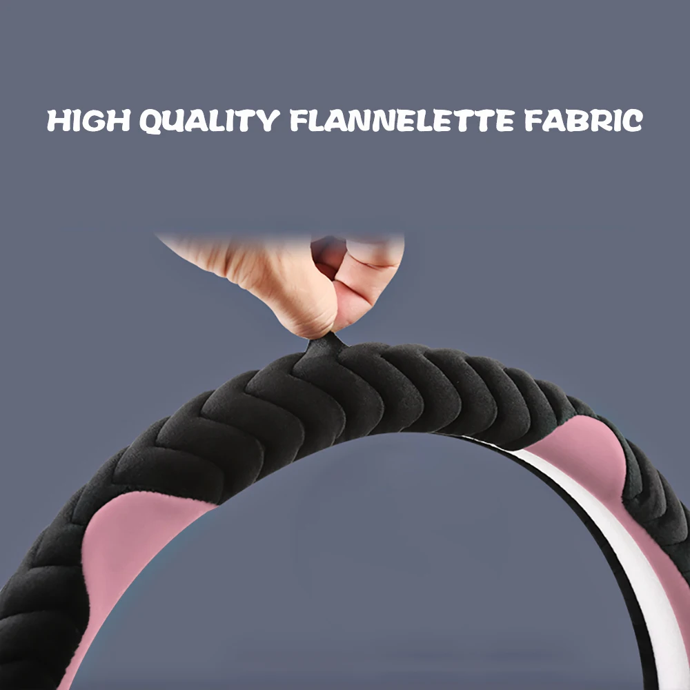 

Cover braid on steering wheel 38cm 15 bracket GM steering wheel protective cover