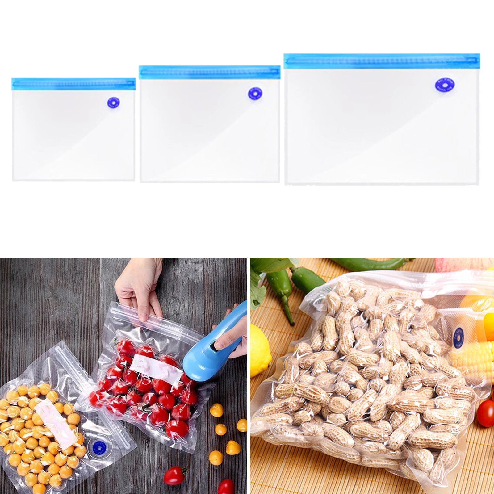 

10 шт вакуумных пакетах Еда хранилище, позволяющее экономить многоразовые 21x22 см квадратный каблук; Новинка; Простая обувь