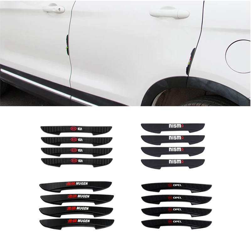4 шт. Противоударная полоса бампера для дверей автомобиля наклейки с защитой от