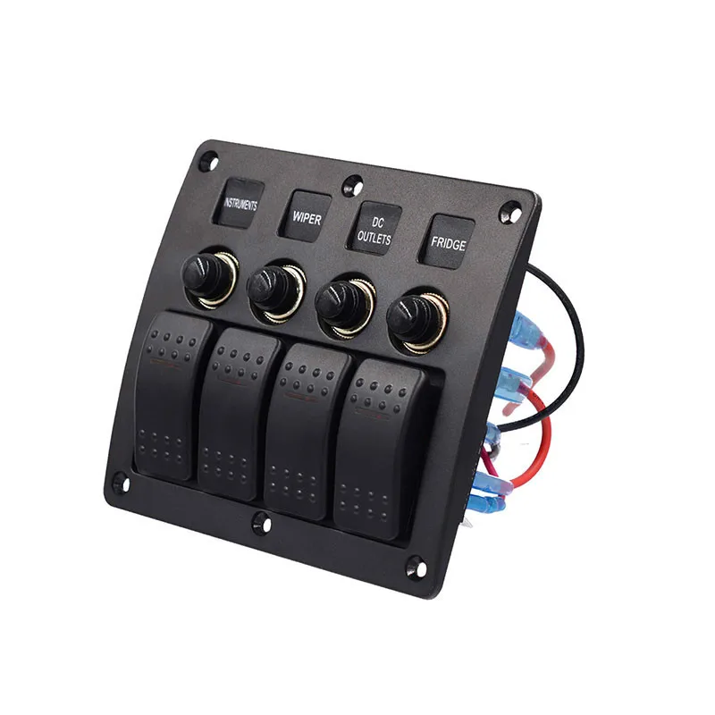 Новинка высокое качество 4 комплекта красный светодиод водостойкая клавишная