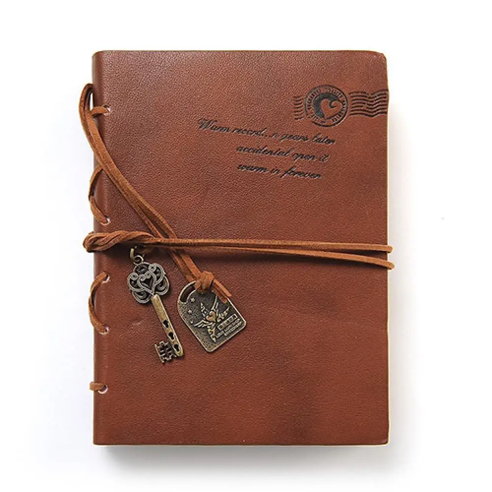 Фото Винтажный стиль украшение для ключей дневник без рисунка журнал