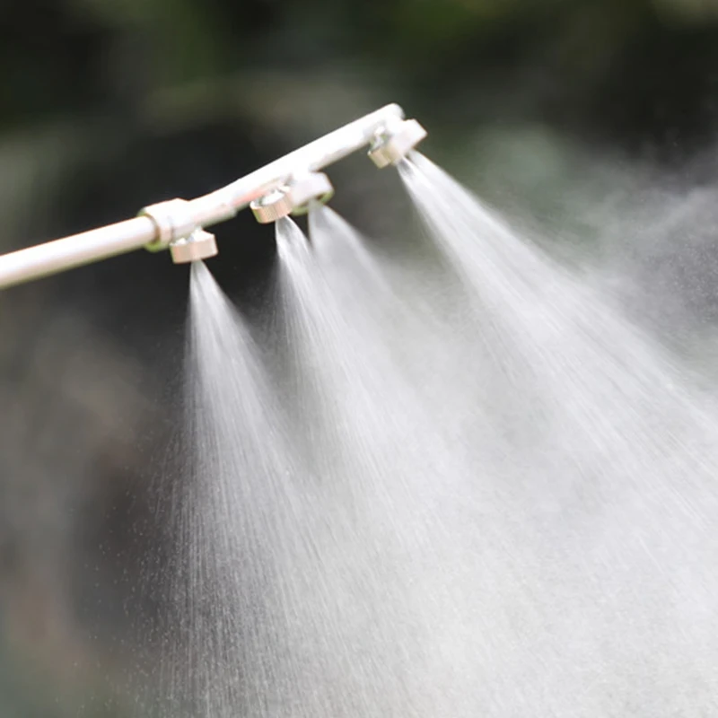 Кольцо вентилятора из нержавеющей стали с 5 насадками распылителем воды тонкое