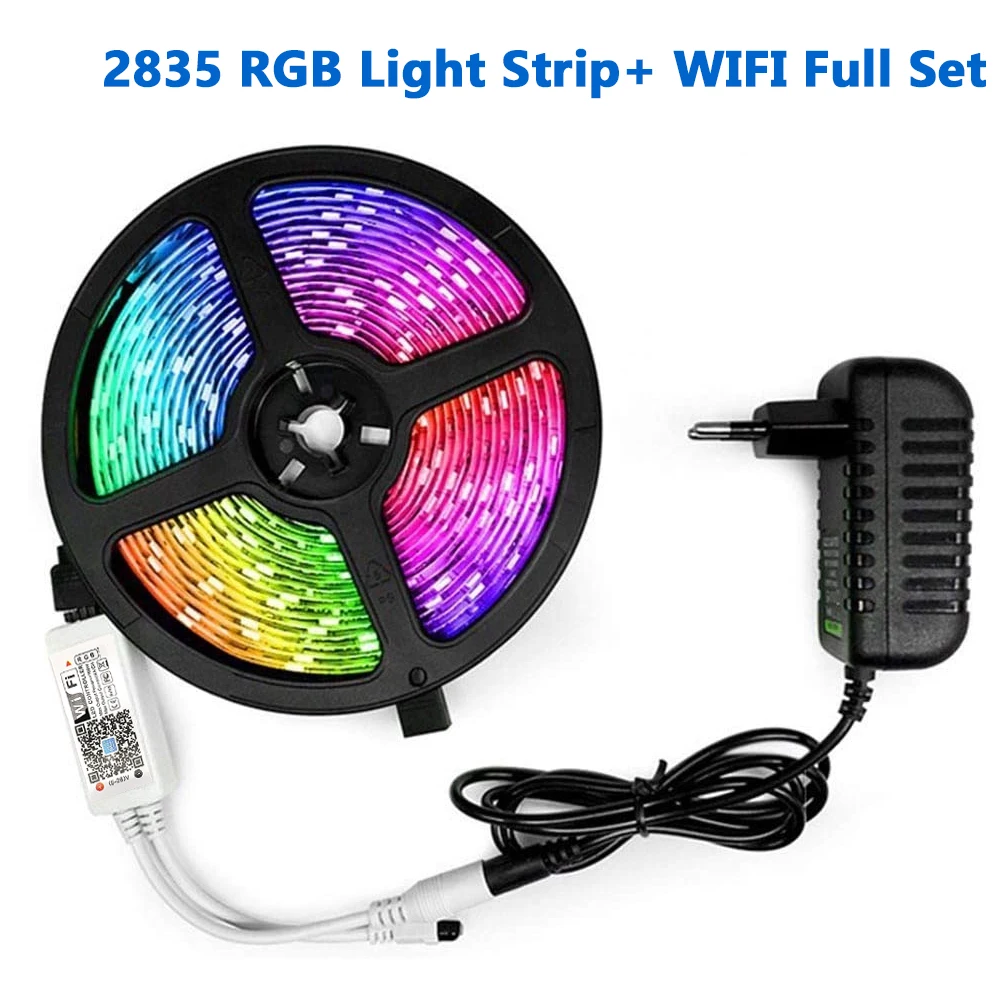 Светодиодная лента RGB светильник 2835 водонепроницаемая 5 м 12 В постоянного