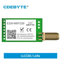 e220 900t22d v1 2 lora wireless uart module rssi ism 868mhz 915mhz 22dbm module lora spread spectrum uart interface smak antenna