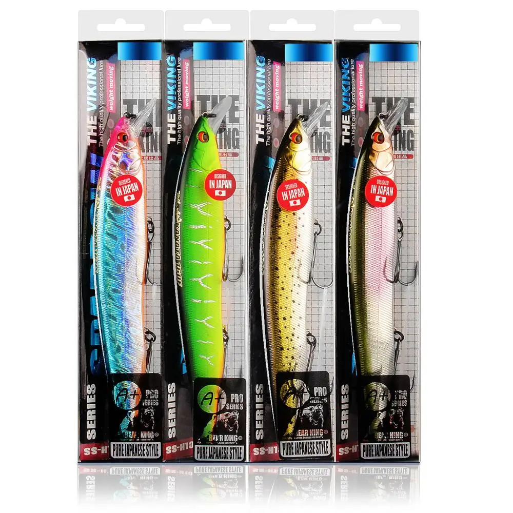 

Best Price 4pcs Each Set Assorted Colors Fishing Lure Sp Wobblers Hard Bait Crankbait Minnow Lure For Pike