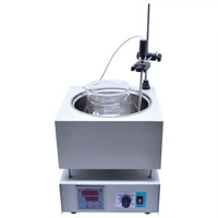 collector magnetic force multifunction stirrer laboratory digital display constant temperature water bath oil bath heating