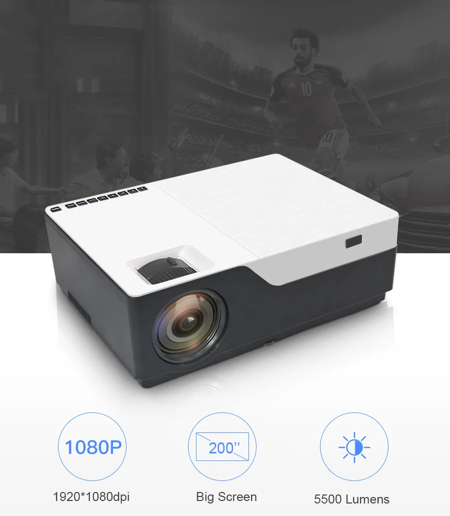 Everycom M18 собственный 1920X1080 реальный Full HD проектор домашний мультимедийный видеоигровой проектор(опционально Android WiFi AC3