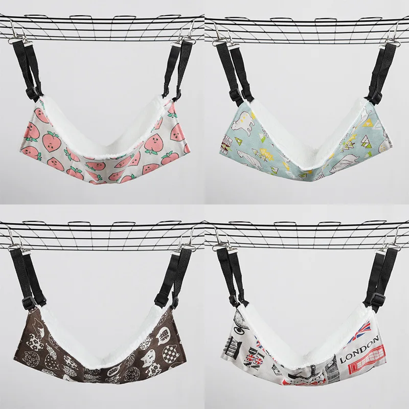 4 цвета мягкий гамак для кошек Висячие кровати зимний коврик домашних животных