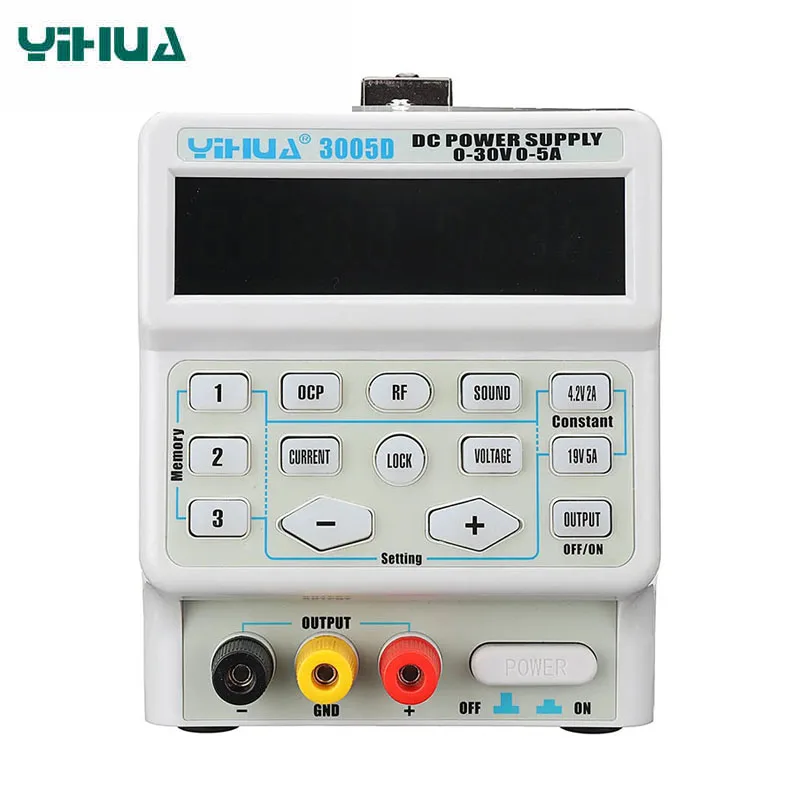 Блок питания YIHUA 150 Вт 3005D 5 А 30 В постоянного тока регулируемый Лабораторный |