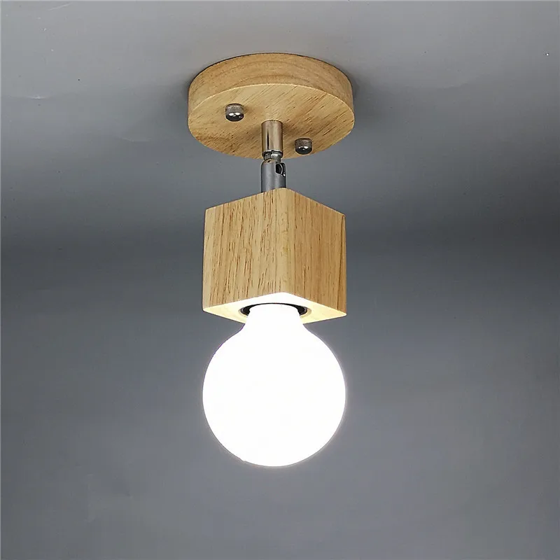 Luces de techo nórdicas de 3 cabezales para sala de estar, un solo cabezal ajustable de lámpara de techo, Art Retro, E27, accesorios de iluminación