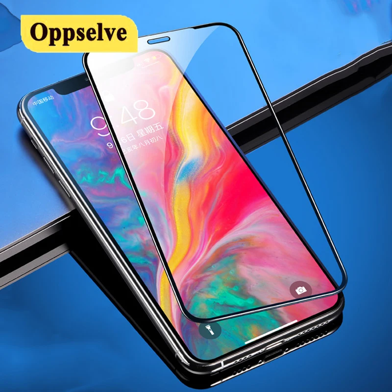 

Tempered Glass For iPhone 13 12 11 Pro XS Max X R SE 2020 Full Cover Protective Front Film For 7 8 6 Phone Series Accessories