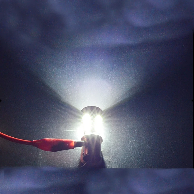 Светодиодный светильник сигнала поворота для автомобиля BA15S 1156 S25 P21W 3030 18SMD 6000k DRL