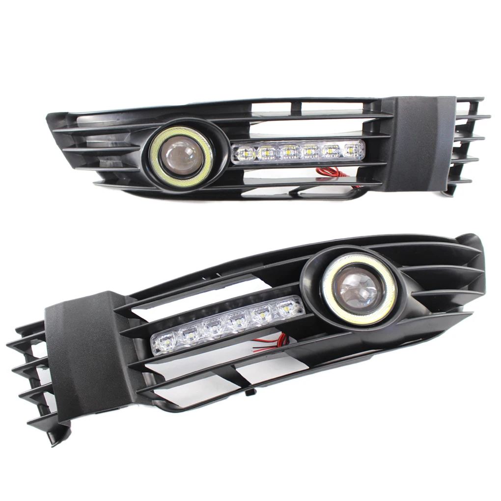 

Car-styling Front Bumper Fog Lamp Fog Light Wire Harness Fog Lamp Grille Cover for B5.5 2001-2005