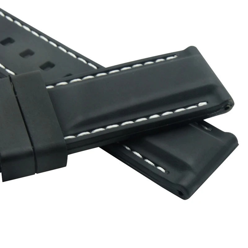 Ремешок силиконовый для часов мягкий водонепроницаемый спортивный браслет