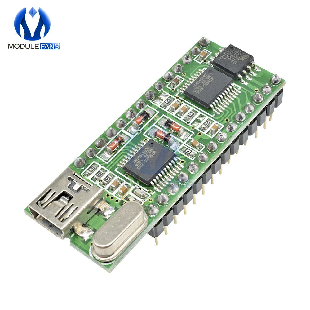 WT588D-U WT588D-U-32M Voice Control Board 5V Mini USB Interface Sound Controller Module 32M DC 2.8V 5.5V DAC PWM WAV Output | Электронные
