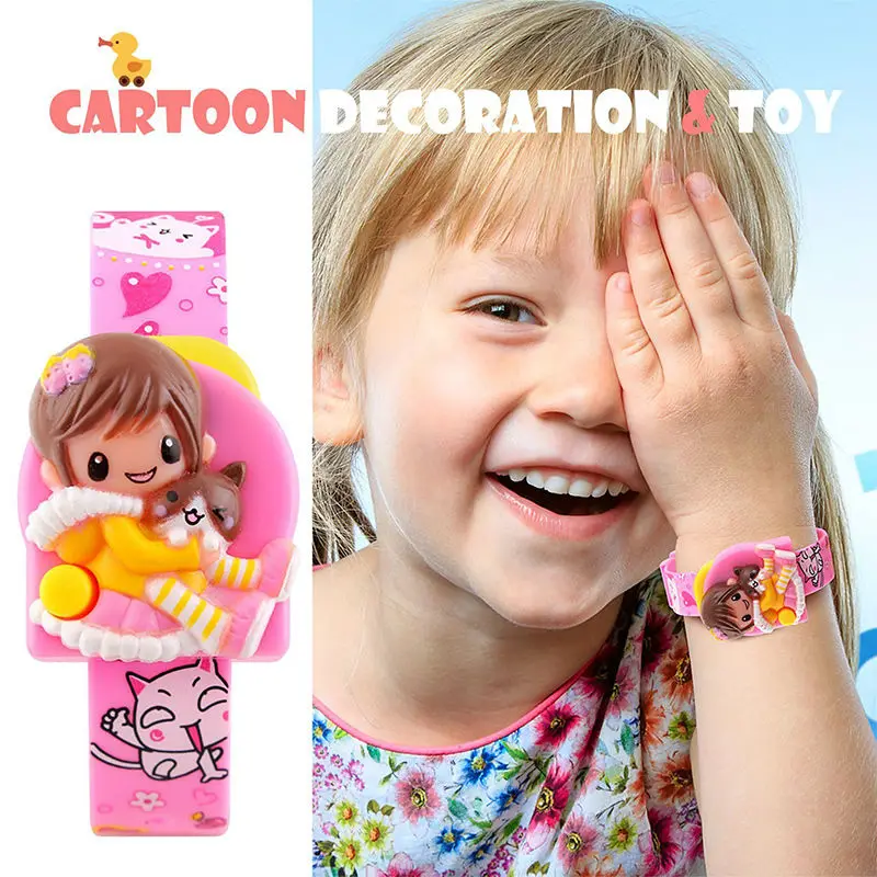 SKMEI новые модные детские Мультяшные часы креативные студенческие цифровые милые