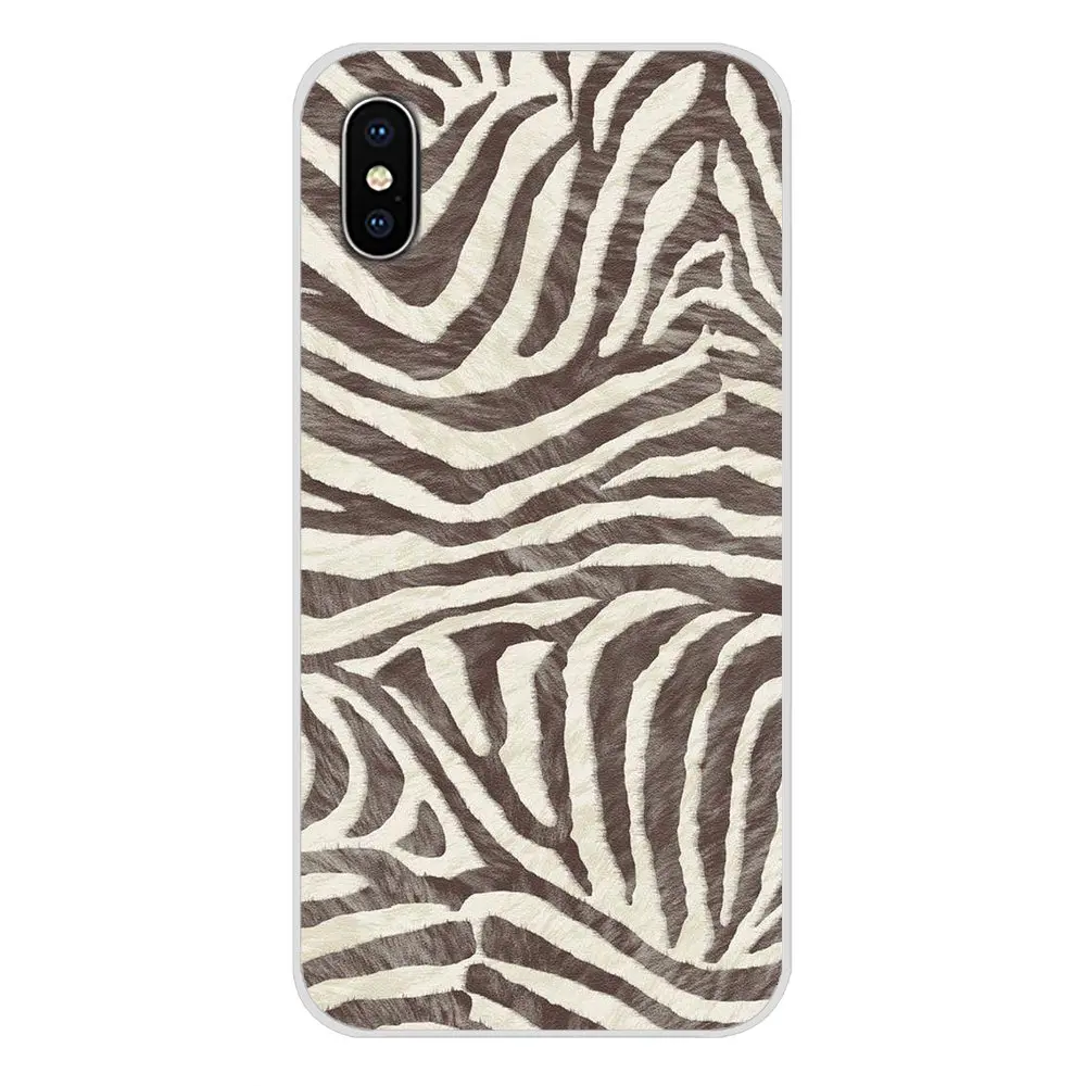 Cell Phone Skin Case For Apple iPhone X XR XS 11Pro MAX 4S 5S 5C SE 6S 7 8 Plus ipod touch 5 6 Zebra Strips Top Detailed Popular | Мобильные