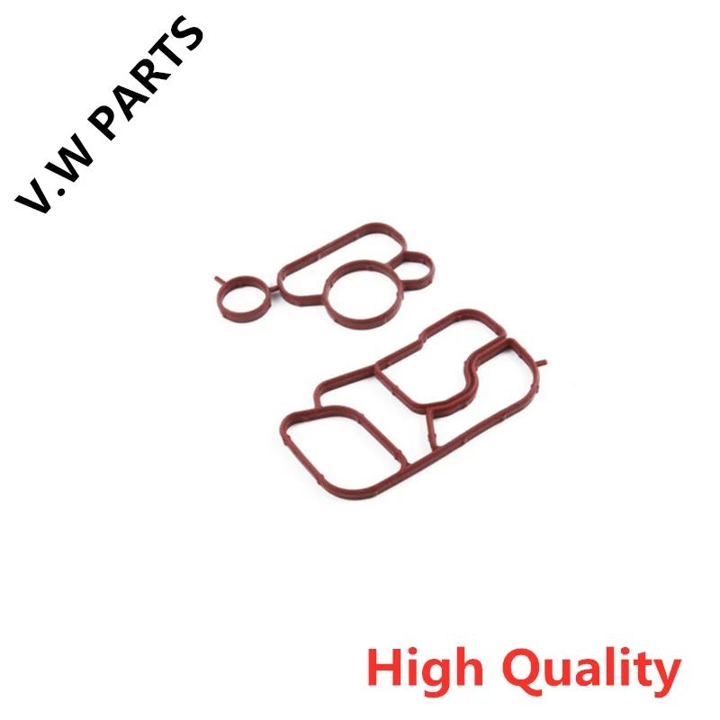 Новая 2 шт. прокладка масляного радиатора двигателя для V W Golf A udi A3 2008 2013 0 T OEM:06J115441A