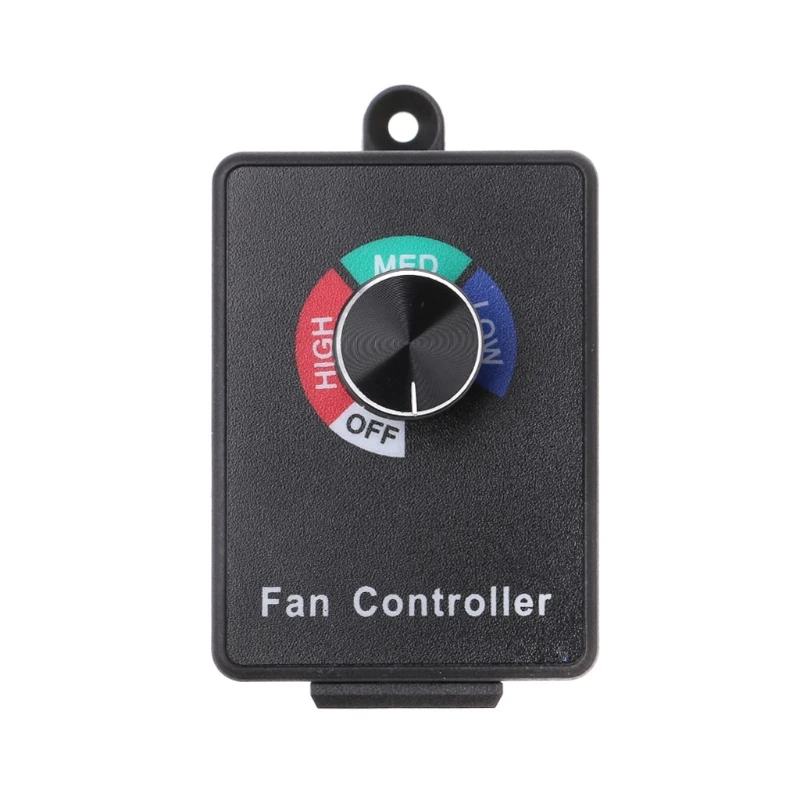 

AC 120V 3A Fan Variable Speed Controller Electric Motor Rheostat for Hydroponics K3KD