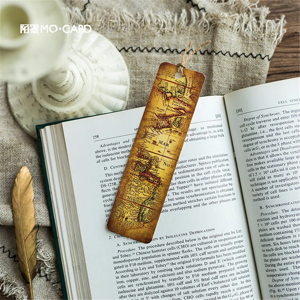 30 шт./кор. ретро морских Бумага закладки карточки для записок Закладка книг
