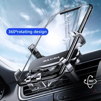 car mobile phone holder for nissan maxima car air vent clip stand cell phone gps support for iphone 11 xs x xr 7 samsung huawei