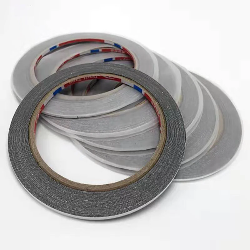 Черный двусторонний скотч 50 м ультратонкий, бесследный, устойчивый к высоким температурам двухсторонний клей для мобильного телефона