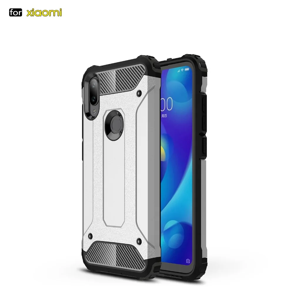 Жесткий Чехол-броня для телефона с роботом для xiaomi 8 A3 Lite explore ore Max 3 9 SE 9T CC9 E POPC F1 mix3 play redmi S2 6A Note 6 7 7A K20 PRO