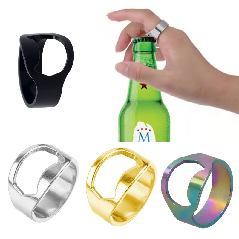 

Portable Stainless Steel Beer Bottle Opener Color Finger Bottle Opener for Man and Woman Party Family Gift Items