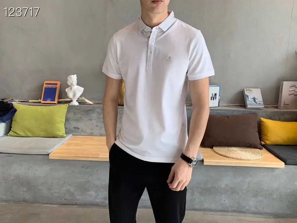

2021 new Babao l men's T-shirt trend short sleeve polo shirt men's 123717