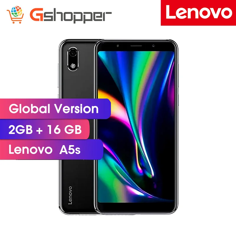 Глобальная версия lenovo A5 s A5S 5,45 дюймов HD 18:9 экран 2 Гб 16 Гб MT6761 камера 13 МП смартфон 3000 мАч разблокировка лица телефон