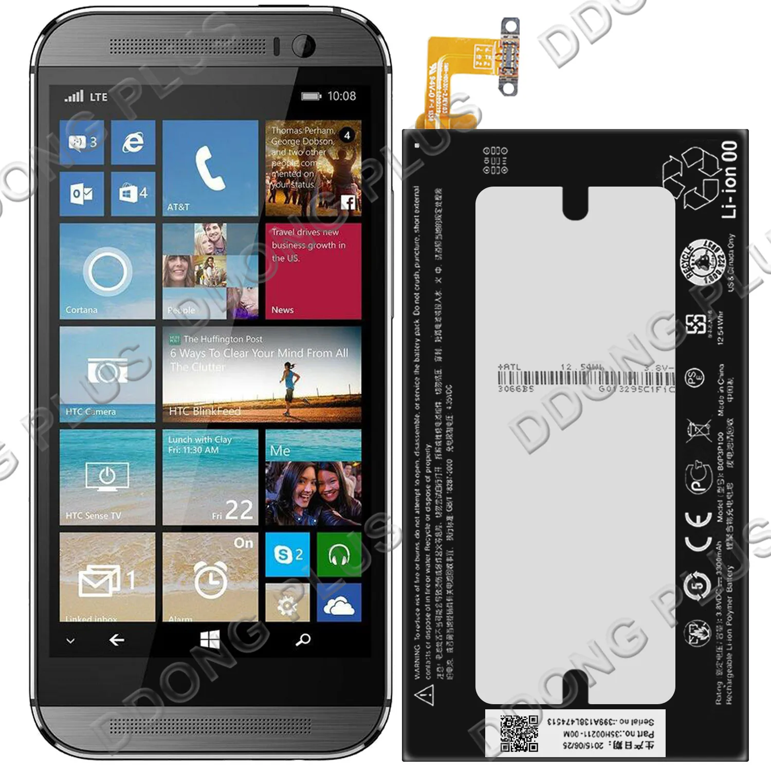 B0P3P100 аккумулятор для HTC One M8 6525LVW 35H00214-00M запасная часть ремонта | Мобильные