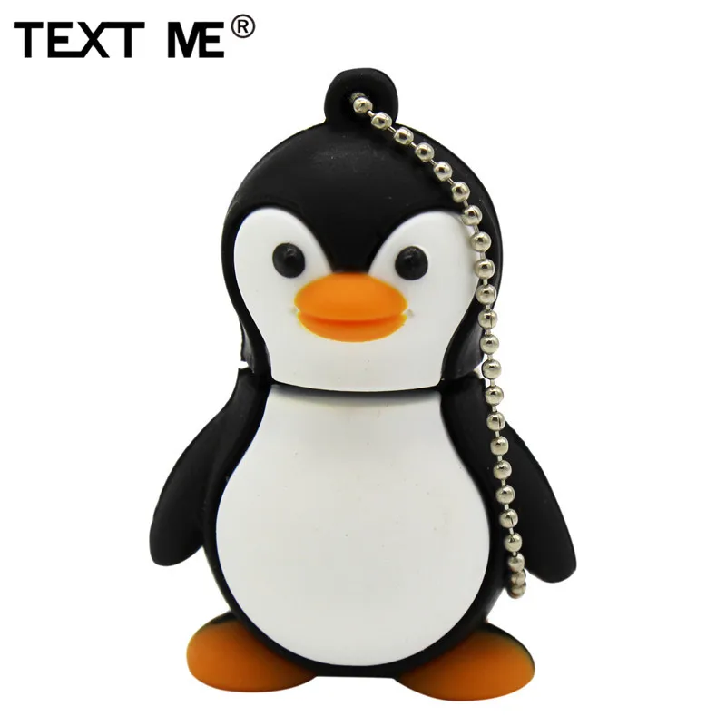 USB флеш-накопитель TEXT ME милый пингвин модель usb2.0 4 ГБ 8 16 32 64 | Компьютеры и офис