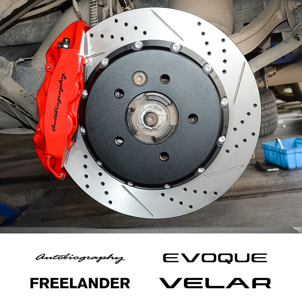 6 шт. термостойкие наклейки для суппорта тормоза автомобиля Land Rover Evoque freeldiscovery