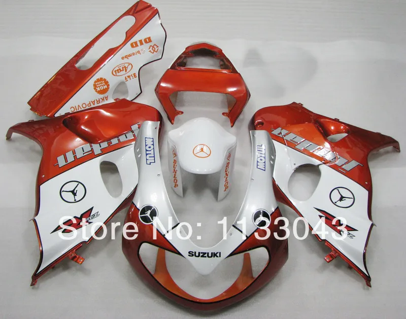 

7gifts For SUZUKI TL1000R 98 99 00 01 02 03 TL1000 R TL 1000R 1000 R 1998 1999 2001 2003 Orange White U33235 Fairings