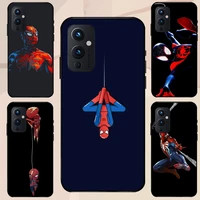phone mobile case for one plus 9pro 9r 7t pro 5t 6 5 shockproof custom cellphone spiderman fly shockproof mobile cover