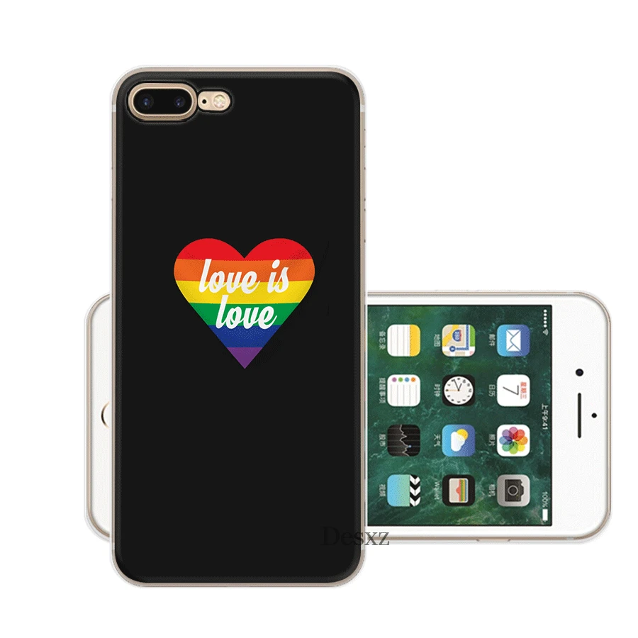 Чехол для мобильного телефона iPhone 5 5S SE 6 6S 7 8 Plus XR X XS максимальный чехол жесткий LGBTQ