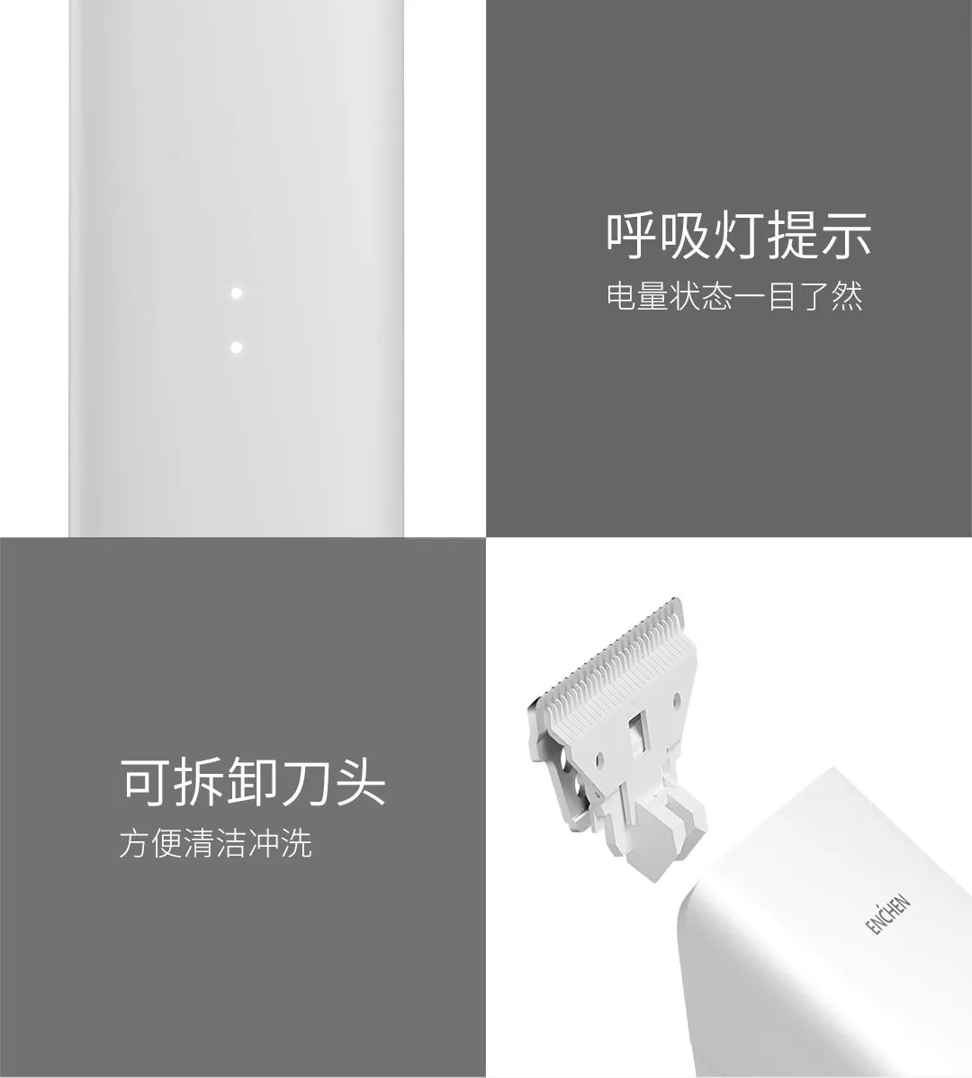 XiaoMi ENCHEN мощная машинка для стрижки волос профессиональная машинка для стрижки волос Мужская электрическая машинка для стрижки волос