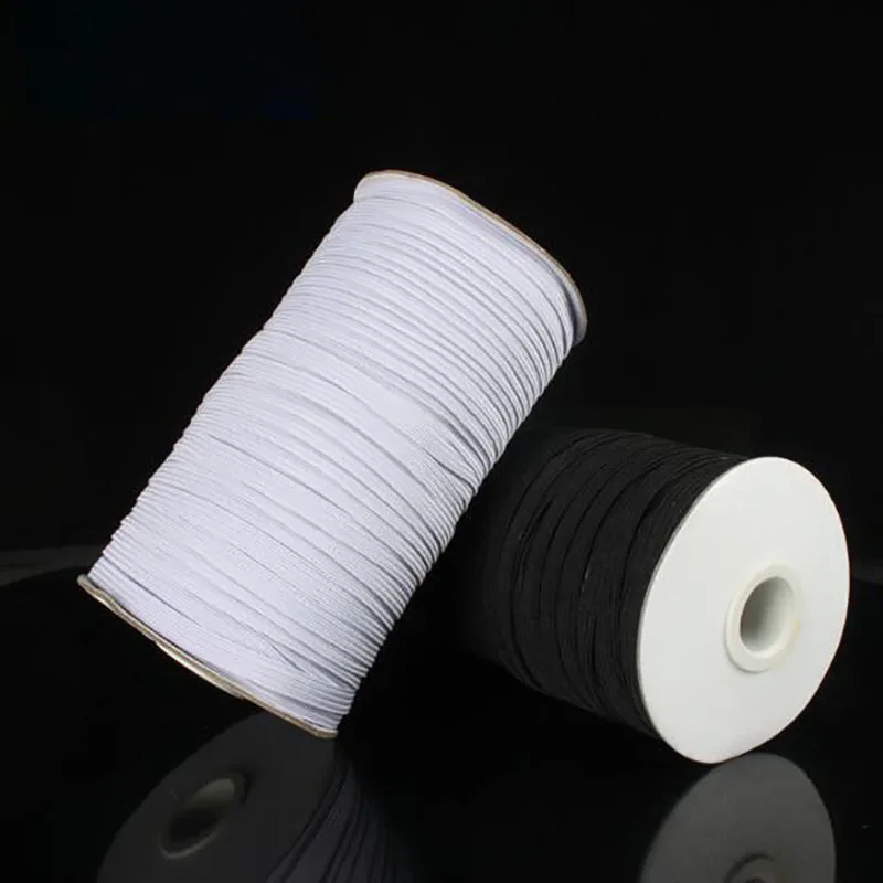 Эластичная лента плоский плетеный эластичный шнур для рукоделия рулон шнура