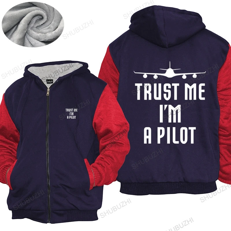 

Мужская брендовая теплая куртка, мужские подарочные топы, пилот, папа, подарок, авиация Trust Me, я пилот, сумасшедшие Свободные топы для него, зи...