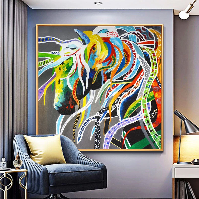 100% ручная роспись Современная фотосессия на холсте искусство подарок украшение