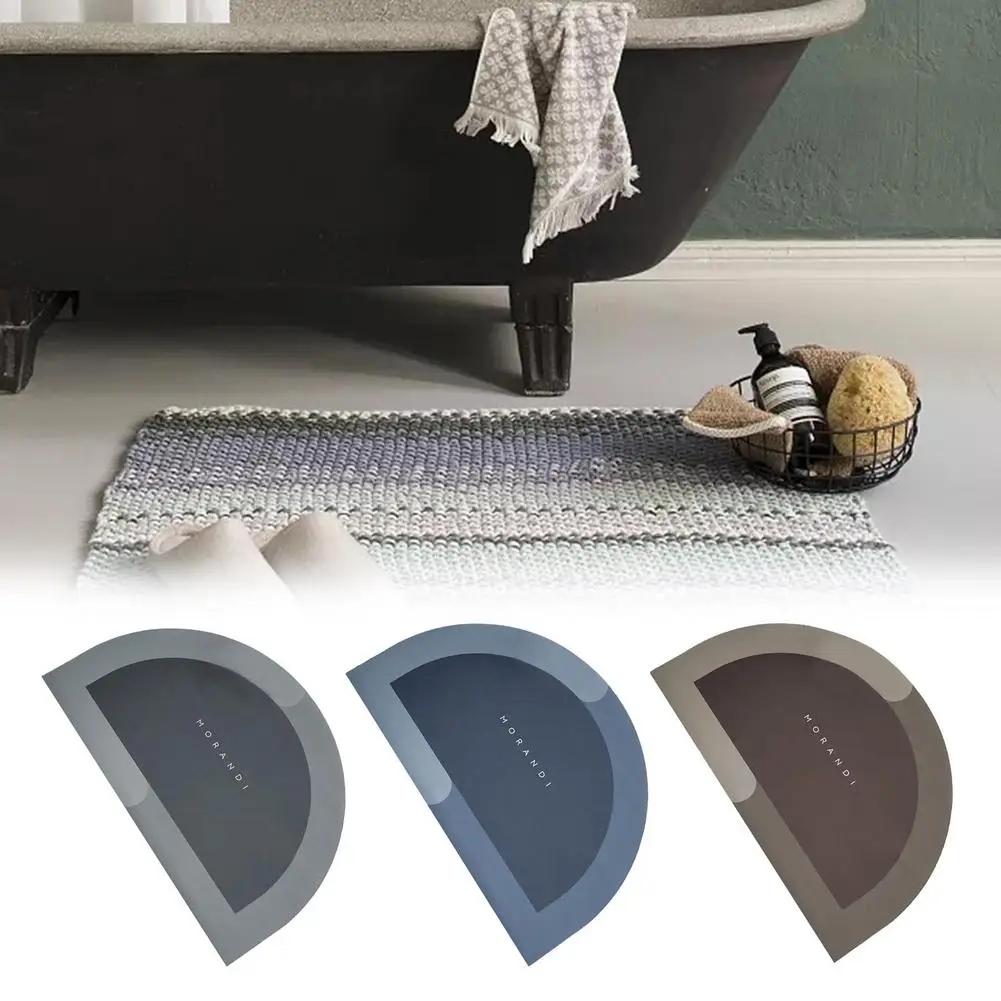 

Cushioned Kitchen Floor Mats Super Oil Absorption Floor Mat Soft Diatomite Floor Protector Pad Oval Anti-fatigue Mats For Kit