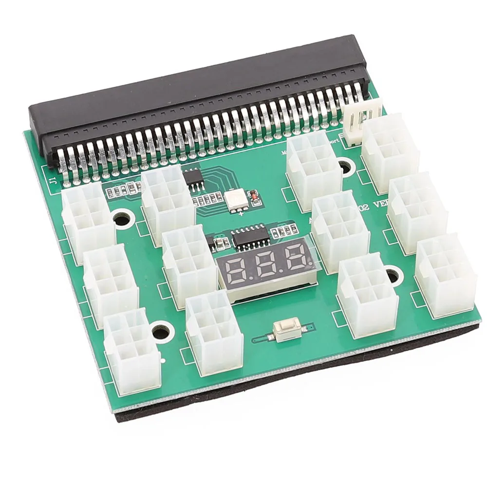 Блок питания PCI E 12В 64 контактный к 12x 6Pin серверный адаптер разделочная плата для HP