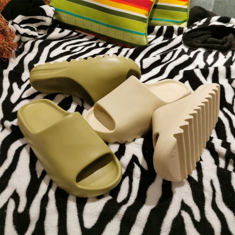 Шлепанцы Мужские/Женские однотонные повседневные сандалии для дома