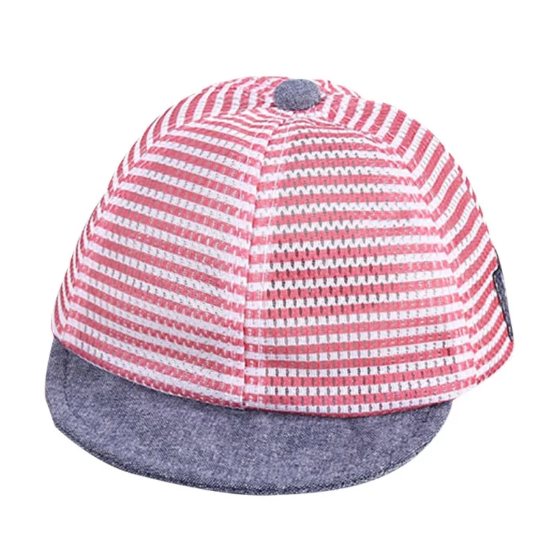 

2020 Baby Kids Hats & Caps Summer Stripe Pattern Baseball Cap Boys Girls Embroidery Cotton Boy Girl Casual Visors