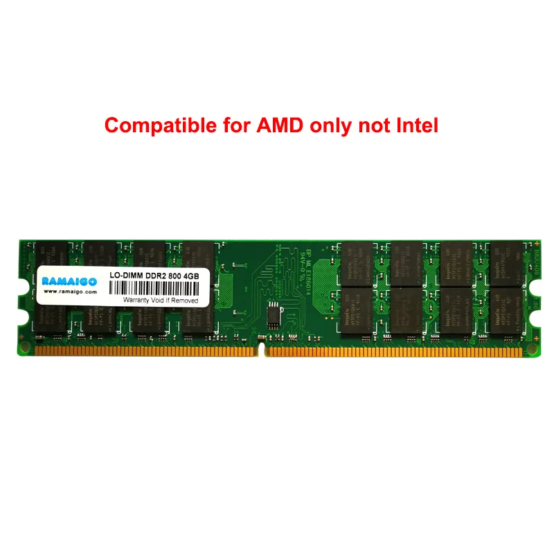 DDR2 PC2-6400 800 МГц одиночный 4 ГБ 2 8 ОЗУ для настольного компьютера 1 в CL5 неecc