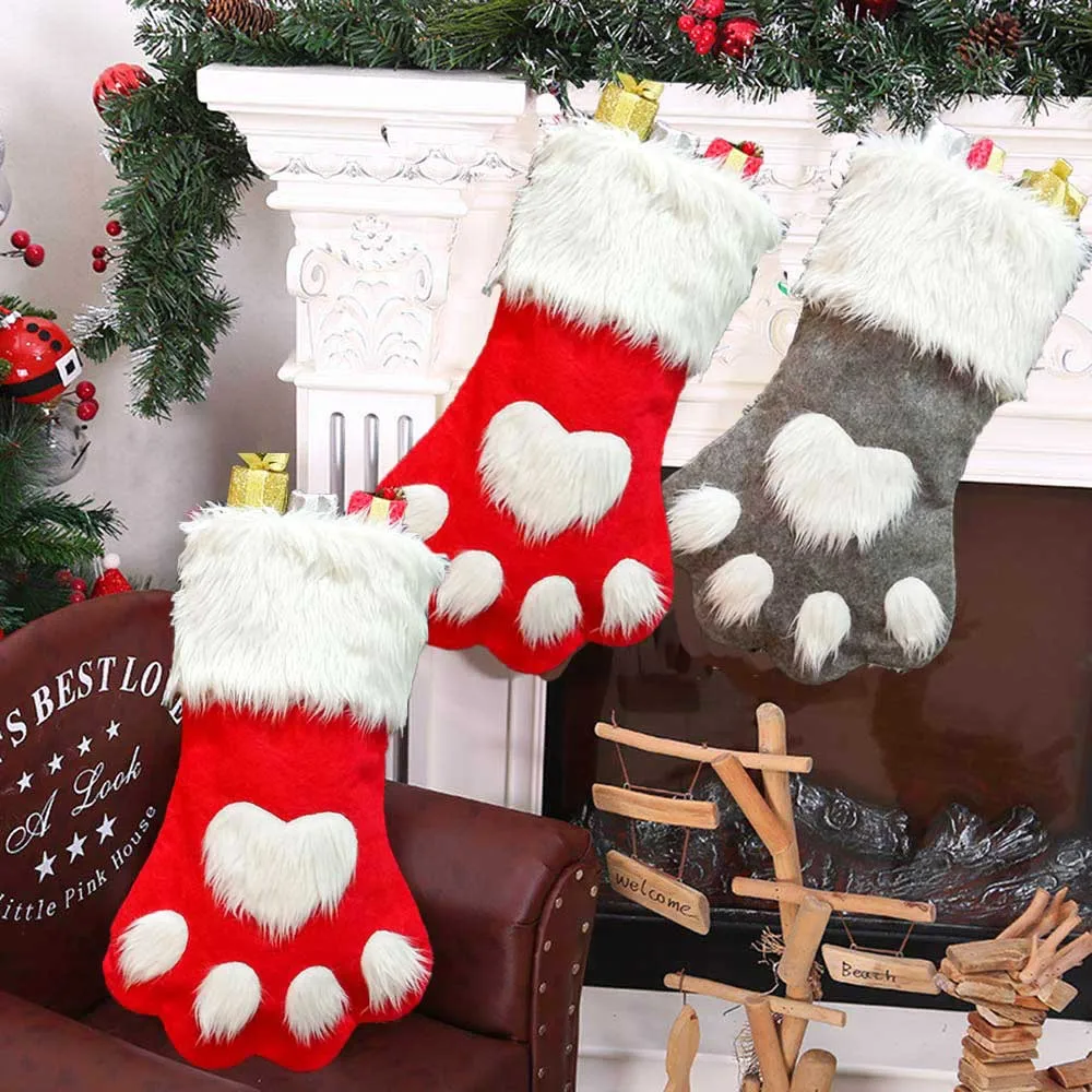 

Christmas Tree Hanging Ornaments Xmas Decoration Pendant & Drop Ornaments Christmas Decor Accessories Stockings Kids Gift Holder