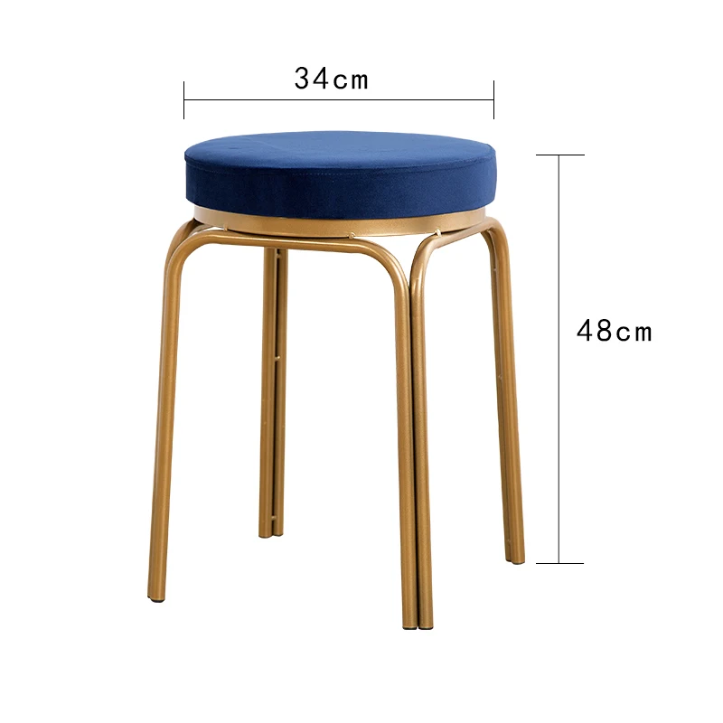 

Net red modern dressing stool home dining stool creative low stool casual creative stackable shoe stool